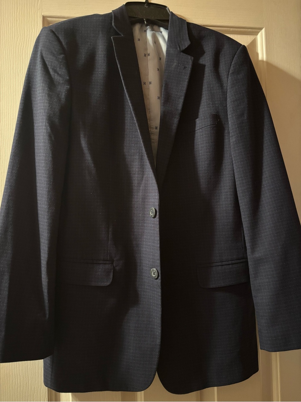 Tommy Hilfiger Dark Navy Two-Button Blazer